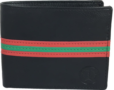 TnW Men Black Artificial Leather Wallet(3 Card Slots)