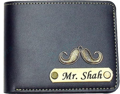 Moxe Men Casual, Formal Black Artificial Leather Wallet(5 Card Slots)