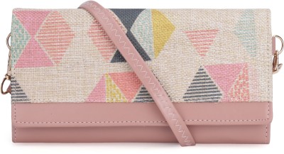 The CLOWNFISH Women Casual Multicolor Fabric Wallet(6 Card Slots)