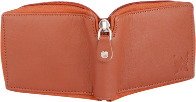 Wildemart Men Tan Artificial Leather Wallet(6 Card Slots)
