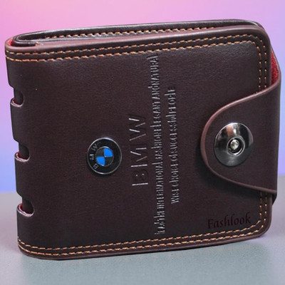 SHYAM Men Casual Brown Artificial Leather Wallet(6 Card Slots)
