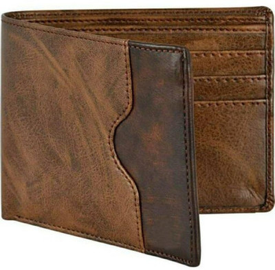 zaphod Men Casual, Ethnic, Evening/Party, Travel Brown Artificial Leather Wallet(5 Card Slots)