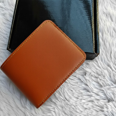 VenussVault Men Casual, Ethnic, Evening/Party, Formal, Travel, Trendy Tan Artificial Leather, Genuine Leather Wallet(5 Card Slots)
