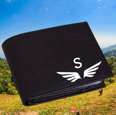 KEYUR Men Casual Black Artificial Leather Wallet(10 Card Slots)