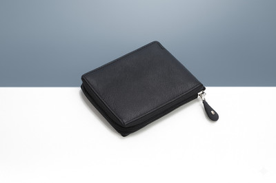 kymmo Men & Women Casual, Evening/Party, Trendy Black Artificial Leather Wallet(5 Card Slots)