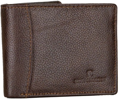 Siba's Creation Men Casual Brown Genuine Leather Wallet(2 Card Slots)