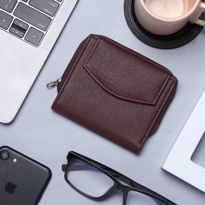WALLETIN Girls Casual Brown Artificial Leather Wallet(6 Card Slots)