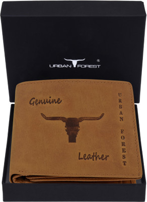 URBAN FOREST Men Casual, Formal Tan Genuine Leather Wallet(6 Card Slots)