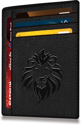 SPIFFY Men Trendy Black Genuine Leather Wallet(6 Card Slots)