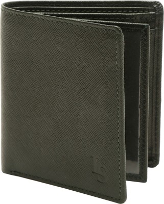 LOUIS STITCH Men Casual Green Genuine Leather Wallet(5 Card Slots)