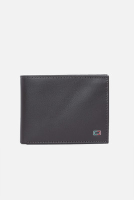 PETER ENGLAND Men Grey Genuine Leather Wallet(10 Card Slots)