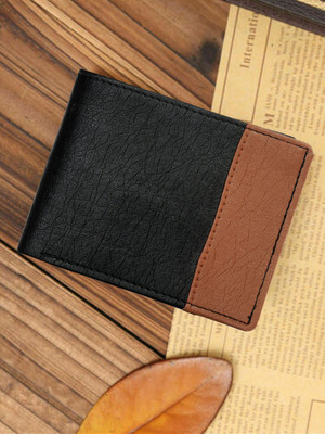 Kastner Men Casual Black Artificial Leather Wallet(4 Card Slots)