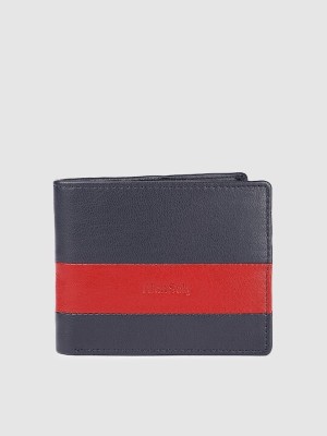 Allen Solly Men Casual Blue Genuine Leather Wallet(4 Card Slots)