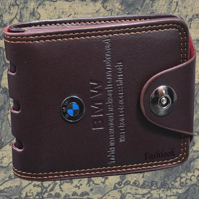 SHYAM Men Casual Brown Artificial Leather Wallet(6 Card Slots)