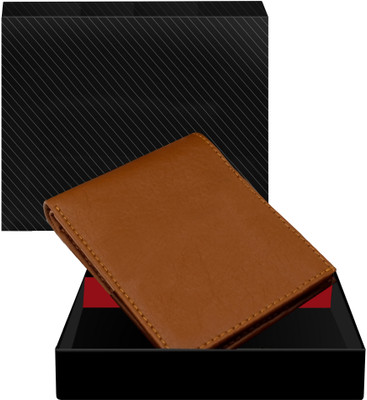 DS Enterprise Official Men Casual, Evening/Party, Formal Tan Artificial Leather Wallet(9 Card Slots)