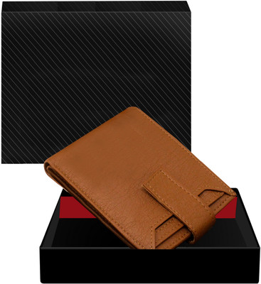 PARTH ENTERPRISE Men Casual, Evening/Party, Formal Tan Artificial Leather Wallet(7 Card Slots)