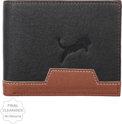 Wildedge Men Casual Black Artificial Leather Wallet(4 Card Slots)