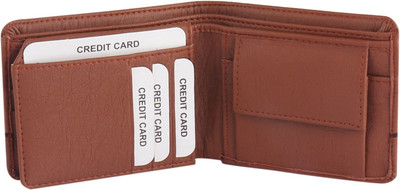 ROCKZONE Men Multicolor Genuine Leather Wallet(7 Card Slots)