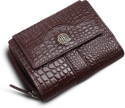 Hammonds Flycatcher Women Formal, Casual, Evening/Party Brown Genuine Leather Wallet(17 Card Slots)