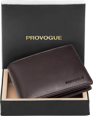PROVOGUE Men Casual, Evening/Party, Formal, Travel Brown Genuine Leather Wallet(8 Card Slots)