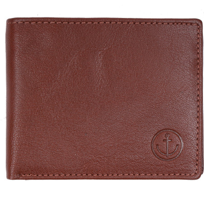 Leder Boat Men Casual, Ethnic, Evening/Party, Formal, Travel, Trendy Tan Genuine Leather Wallet(4 Card Slots)