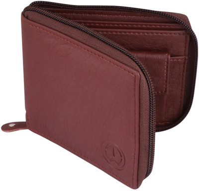 TnW Men Brown Artificial Leather Wallet(3 Card Slots)