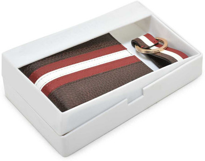 LOOPA Men Brown Artificial Leather Wallet(7 Card Slots)