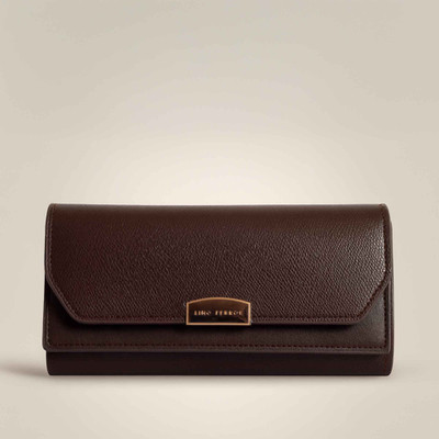 LINO PERROS Women Brown Artificial Leather Wallet(12 Card Slots)