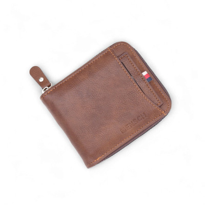 MENSCH Men Casual, Formal, Travel, Trendy Brown Artificial Leather Wallet(9 Card Slots)