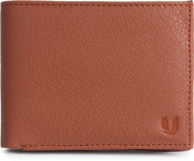 Umda Men Casual, Trendy Tan Artificial Leather Wallet(5 Card Slots)