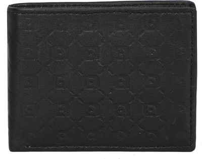 J K LEATHERS Men Casual, Ethnic, Formal, Travel, Trendy Black Artificial Leather Wallet(8 Card Slots)