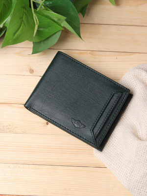 METRONAUT Men Casual Green Artificial Leather Wallet(8 Card Slots)
