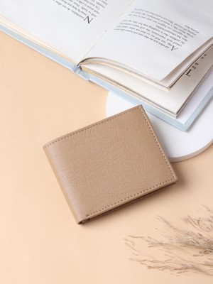 METRONAUT Men Casual Beige Artificial Leather Wallet(8 Card Slots)