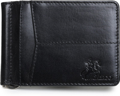 JACKEROO Men Casual, Formal Black Genuine Leather Wallet(3 Card Slots)