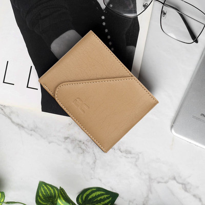 DEZiRE CRAfTS Men Trendy, Travel, Evening/Party, Formal, Casual, Ethnic Beige Artificial Leather Wallet(8 Card Slots)