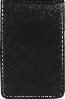 RJR Men & Women Casual Black Artificial Leather Card Holder(12 Card Slots)