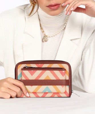 ZOUK Women Casual, Formal Multicolor Jute Wrist Wallet(4 Card Slots)