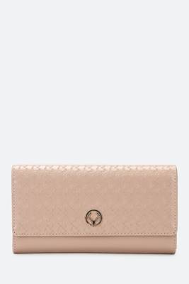 Allen Solly Women Casual Pink Genuine Leather Wallet