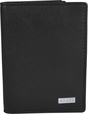 CROSS Men Formal, Trendy Black Genuine Leather Wallet(2 Card Slots)