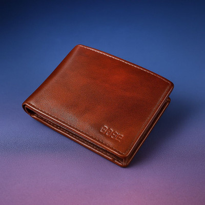 BOSE INTERNATIONAL Men Casual, Formal, Trendy Brown Genuine Leather Wallet(7 Card Slots)