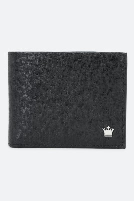 LOUIS PHILIPPE Men Casual Black Genuine Leather Wallet(6 Card Slots)