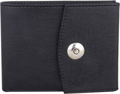 Ardour House Men & Women Casual Black Artificial Leather Wallet(6 Card Slots)