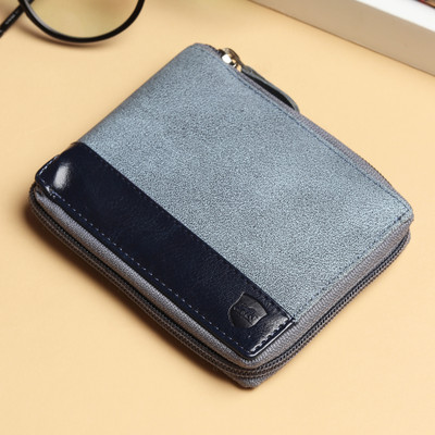 SAMTROH Men Casual, Travel, Trendy Blue Artificial Leather Wallet(4 Card Slots)