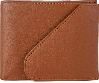 Twinstar Men Tan Artificial Leather Wallet(5 Card Slots)