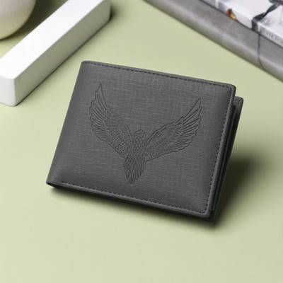 VEMILIO Men Casual, Evening/Party, Formal, Travel, Trendy Black Artificial Leather Wallet(3 Card Slots)