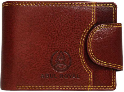 abul royal Men Evening/Party, Formal, Ethnic Brown Genuine Leather Wallet(10 Card Slots)