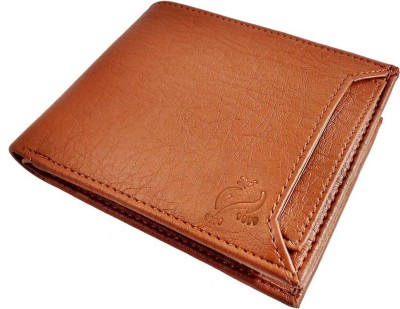 White Bear Boys Tan Artificial Leather Wallet(6 Card Slots)