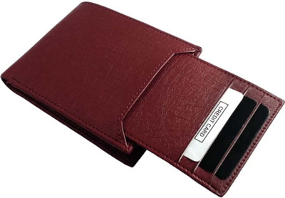 SHAMRIZ Men Casual Brown Artificial Leather Wallet(7 Card Slots)