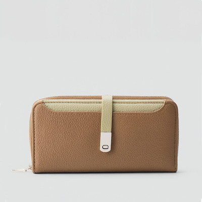 LINO PERROS Women Casual Brown Artificial Leather Wallet(11 Card Slots)