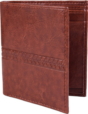 MMShopy Boys Casual Brown Artificial Leather Wallet(4 Card Slots)